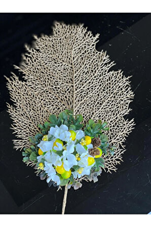 Yapay Çiçekli Amerikan Servis No:2 - 57 x 50 cm