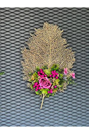 Yapay Çiçekli Amerikan Servis No:3 - 57 x 50 cm