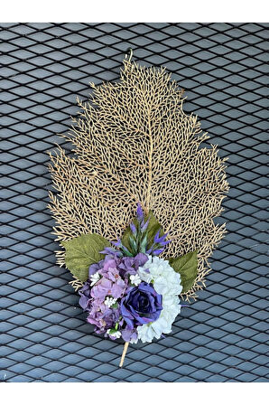 Yapay Çiçekli Amerikan Servis No:4 - 57 x 50 cm