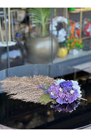 Yapay Çiçekli Amerikan Servis No:4 - 57 x 50 cm