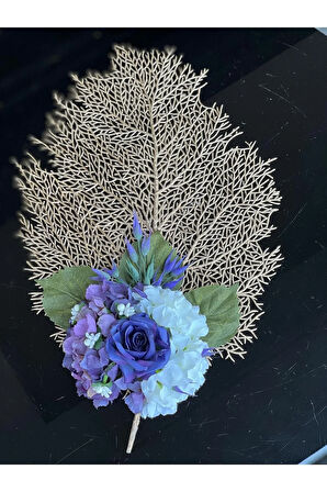 Yapay Çiçekli Amerikan Servis No:4 - 57 x 50 cm