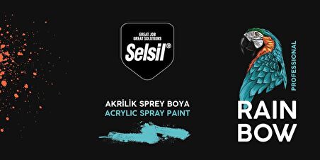 Selsil Rainbow Akrilik Sprey ŞEFFAF PARLAK VERNİK 400 ml.