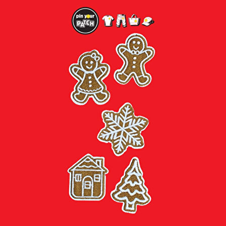 New Year Christmas Yeni Yıl Patch Set Patch Yama Seti