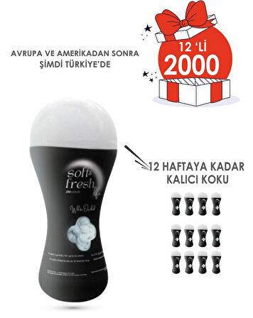 Soft&Fresh Life Granül Çamaşır Parfümü & Boncuk Yumuşatıcı 12'Lİ BEYAZ ORKİDE