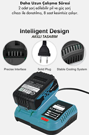 Pro Japan Kömürsüz Motor 250 VF 20 Ah Sanayi Tip Setli Bijon Somun Sökme Sıkma Makinesi 15 Pilli
