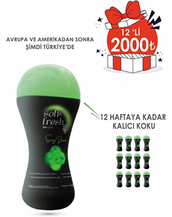 Soft&Fresh Life Granül Çamaşır Parfümü & Boncuk Yumuşatıcı  12'Lİ BAHAR RÜYASI