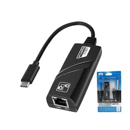 TYPE-C - TO ETHERNET 10/100/1000MBPS GİGABİT ETHERNET ÇEVİRİCİ ADAPTÖR