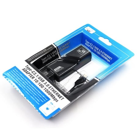 TYPE-C - TO ETHERNET 10/100/1000MBPS GİGABİT ETHERNET ÇEVİRİCİ ADAPTÖR
