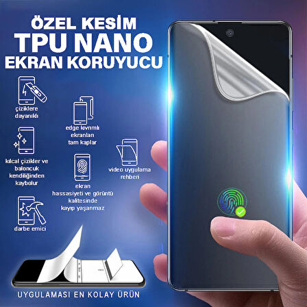 iPhone 15 için TPU Nano Film Ekran Koruyucu