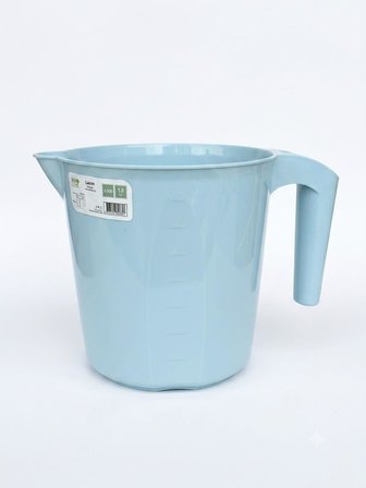 Polytime Plastik Turkuaz Ölçekli Maşrapa - 1.5 Litre
