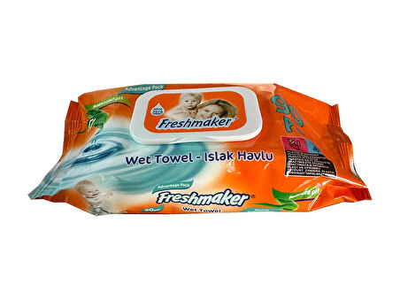 Freshmaker Islak Havlu Mendil - Alkolsüz - pH Dengelenmiş - Çiçeksi Kokular - 90 Adetlik 1 Paket