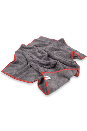 Silver Home Jumbo Mikrofiber Süper Emici Havlu Kurulama Temizlik Bezi - Gri - 50x70 Cm. - 1 Adet