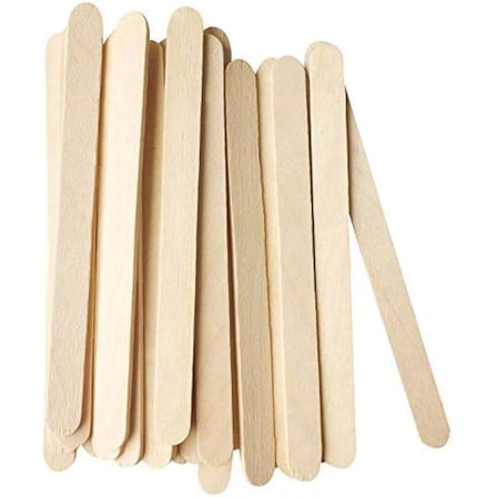 Küçük Dil Çubuğu Ahşap Maket Çubukları Dondurma Çubuğu - 1 x 9 Cm. - 144 Adet