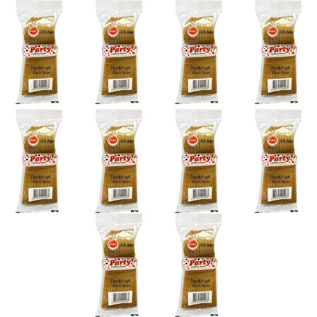 Plastik Lüx Altın Renk Kaşık - Parti Davet Piknik Çorba Yemek Kaşığı - 18 Cm. - 250 Adet