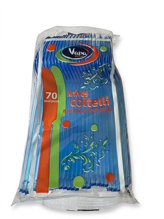 Omeyva Plastik Şeffaf Mavi Sup Kaşık - Tatlı Dondurma Kaşığı - 12.5 Cm. - 50 Adetlik 10 Paket