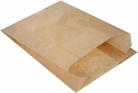 Kraft Baget Ekmek Fırın Kese Kağıdı - Küçük boy - 12 x 28 Cm. - 0.5 Kg. - Ortalama 100 Ad - Paket