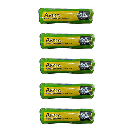 Arma Naylon Tadilat Boya Koruyucu Örtü Poşet Kalın Pratik Branda - 4x5 Metre - 20 m2 - 5 Paket