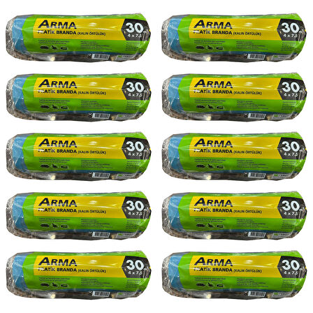 Arma Naylon Tadilat Boya Koruyucu Örtü Poşet Kalın Pratik Branda - 4x7.5 Metre - 30 m2 - 10 Paket