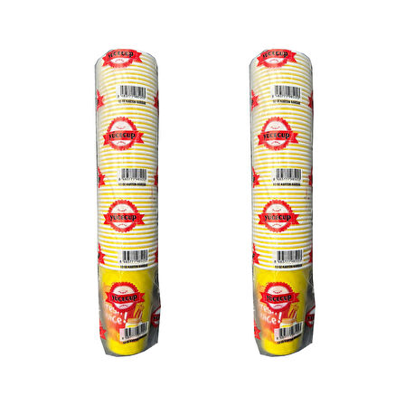 Dağyüce Kağıt Karton Bardak Tek Kullanımlık Çay Kahve Bardağı - 12 Oz - 50 Adetlik 2 Paket