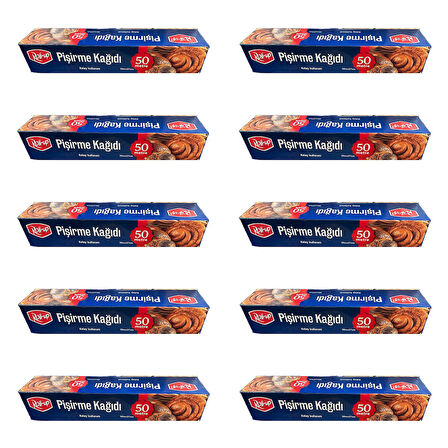 Roll-Up Beyaz Yağlı Fırın Tepsi Pişirme Kızartma Kağıdı - 37 Cm. x 50 Metre - 10 Adet