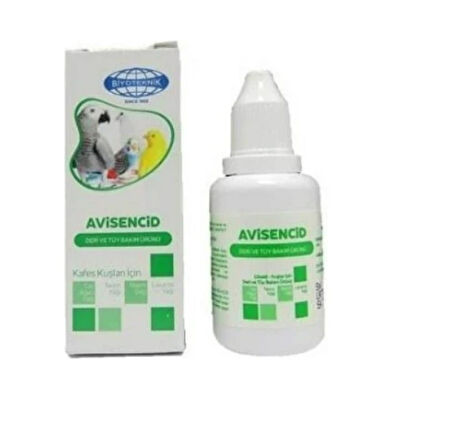 Biyoteknik Avisencid Kuşlar Için Deri ve Tüy Bakım Vitamini 20 cc