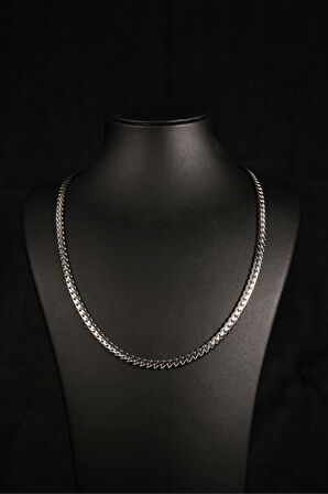 Balık Sırtı Model Erkek Çelik Zincir Kolye