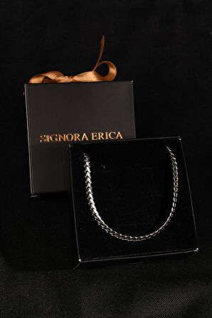 Balık Sırtı Model Erkek Çelik Zincir Kolye