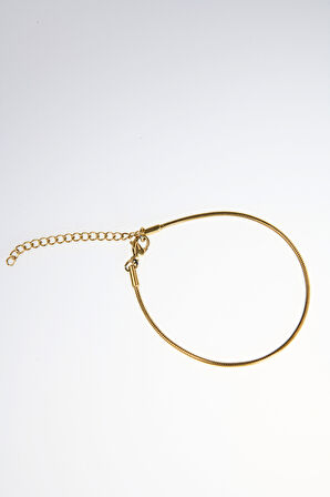 Yılan Model Unisex Çelik Zincir Bileklik