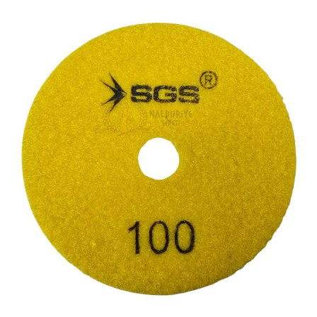 SGS Elmas Polisaj Pedi Mermer-Granit-Fayans - Islak - 100 Kum - 1 Adet