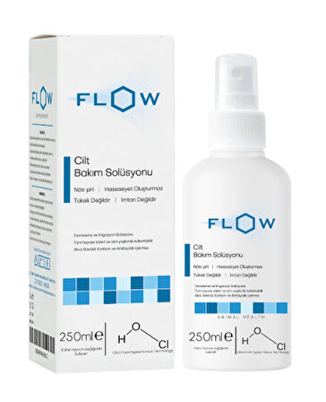 Flow Kedi Köpek Cilt Bakım Solüsyonu Hipoloröz Asit 250 ml 