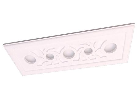 Motifpiyer spotlu gizli ışıklı tavan göbeği sgt-52-5 30X90X4.5cm