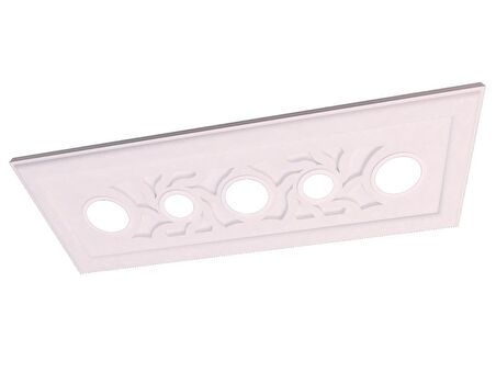 Motifpiyer spotlu gizli ışıklı tavan göbeği sgt-52-5 30X90X4.5cm