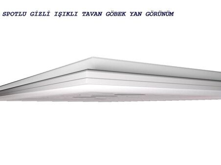 Motifpiyer spotlu gizli ışıklı tavan göbeği sgt-74-5 60X60X4.5cm