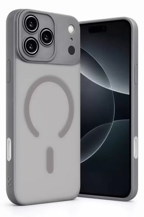 Newface Apple İphone  Pro Max Jota Lensli Magsafe Kapak - Titan Gri