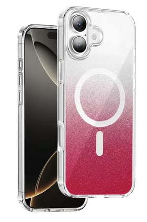 Onegif Apple İphone 16 Sora Simli Magsafe Kapak - Kırmızı