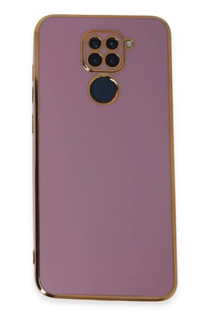 Newface Xiaomi Redmi Note 9 Kılıf Volet Silikon - Mor