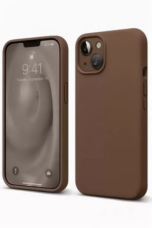 Newface Apple İphone  Kılıf First Silikon - Kahverengi