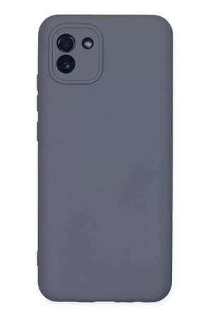 Newface Samsung Uyumlu Galaxy A Kılıf Nano İçi Kadife Silikon - Gri