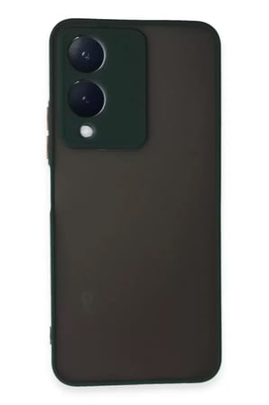 Newface Vivo Ys Kılıf Montreal Silikon Kapak - Yeşil