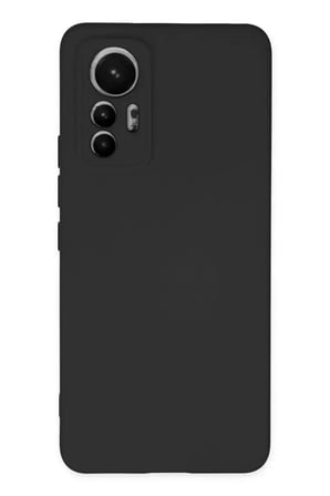 Mi 12 Lite Kılıf Nano İçi Kadife Silikon - Siyah