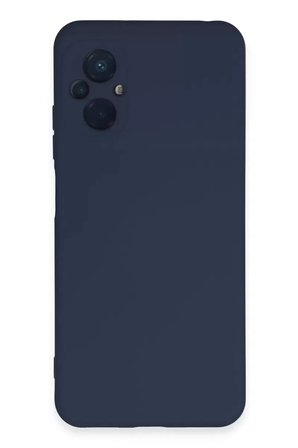 Poco M5 Kılıf Nano İçi Kadife Silikon - Lacivert