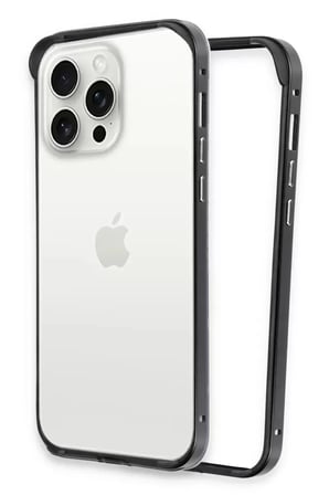 İphone 15 Land Bumper Koruma Kapak - Siyah