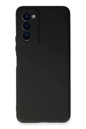 Tecno Camon Kılıf First Silikon - Siyah