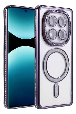 Redmi Note 15 5G Joke Simli Magneticsafe Kılıf - Derin Mor