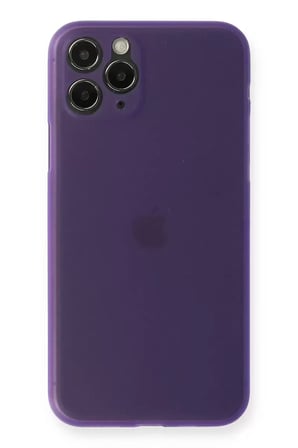 İphone 11 Kılıf Pp İnce Kapak - Mor