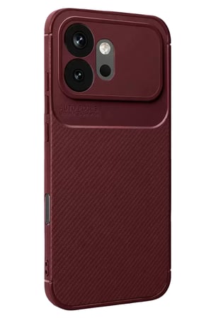 600 Auto Focus Karbon Kapak - Bordo