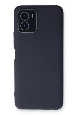Newface Vivo Y15s Kılıf Lansman Glass Kapak - Lacivert