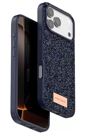 Onegif Apple Uyumlu İphone  Pro Max Bright Simli Kapak - Mavi