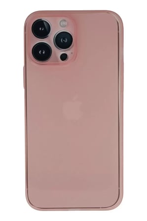 Newface Apple İphone 13 Pro Max Kılıf Pp Ultra İnce Kapak - Pembe
