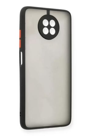Newface Xiaomi Redmi Note 9 5g Kılıf Montreal Silikon Kapak - Siyah